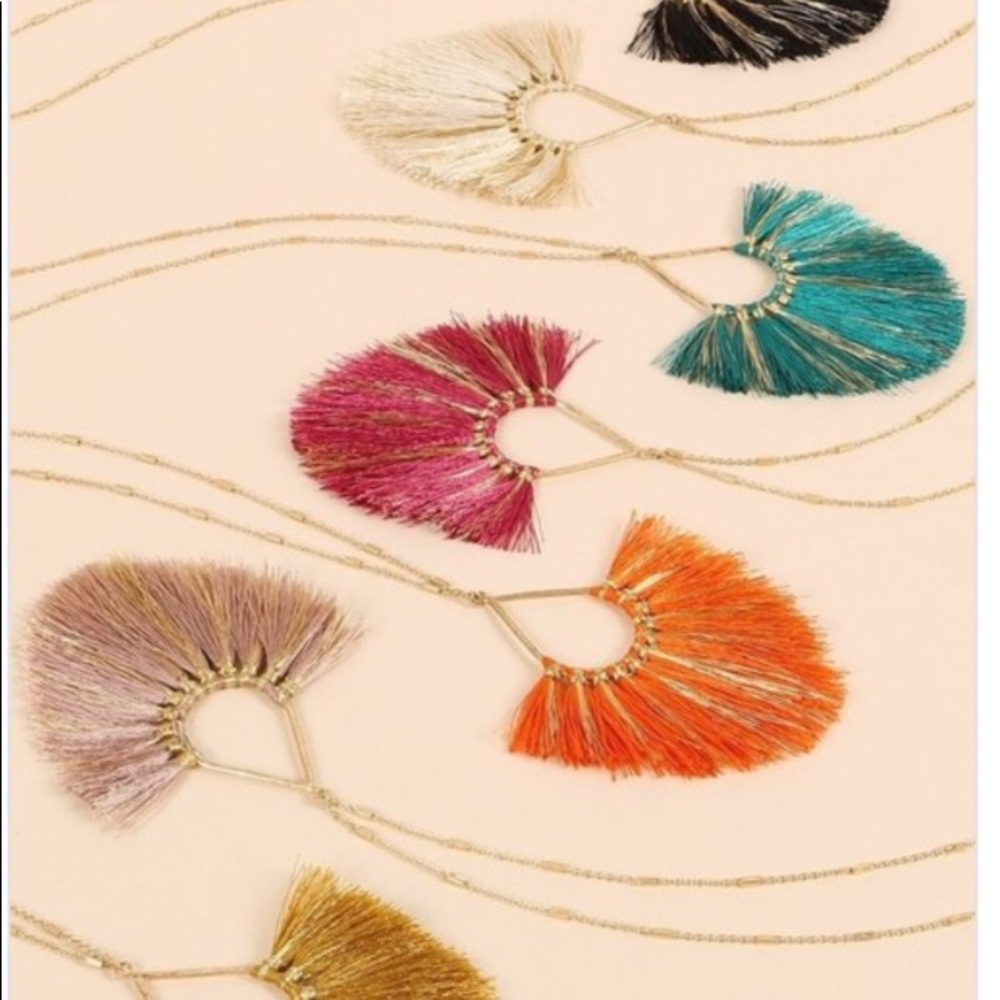 Tassel necklaces